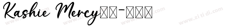 Kashie Mercy常规字体转换